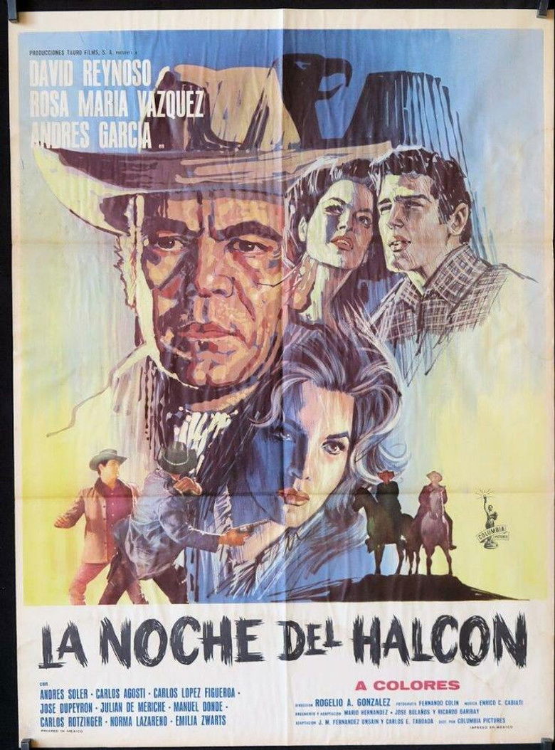 La Noche Del Halcon poster background