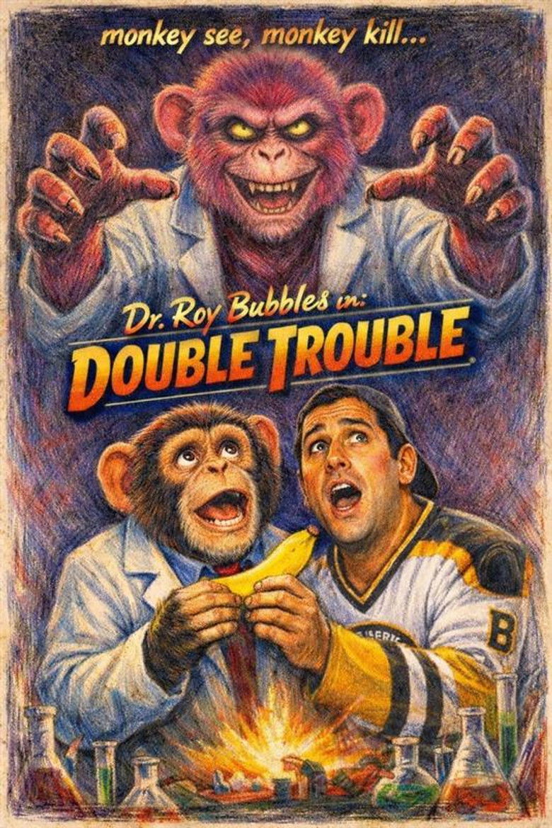 Dr. Roy Bubbles in: Double Trouble poster background