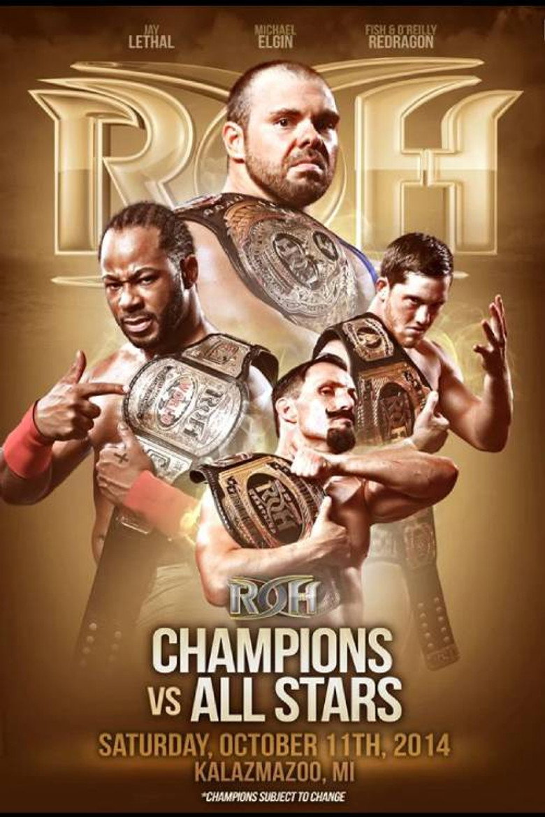ROH: Champions vs. All Stars poster background