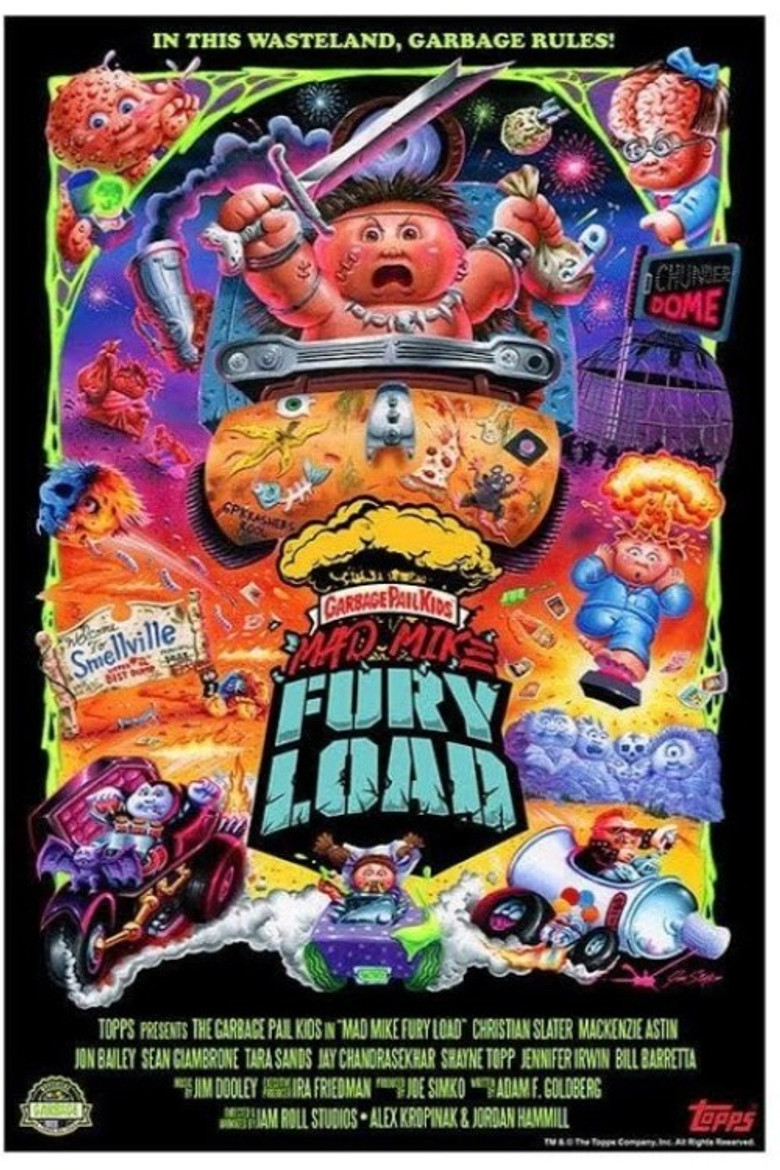 Garbage Pail Kids in Mad Mike: Fury Load poster background