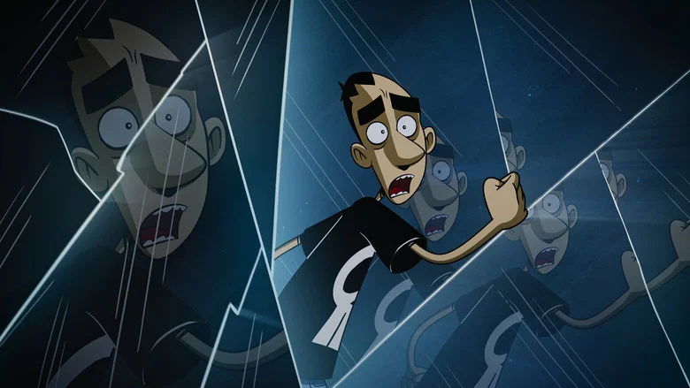 Zero and his friends huddled in a dimly lit apartment, the weight of their problems pressing down on them.