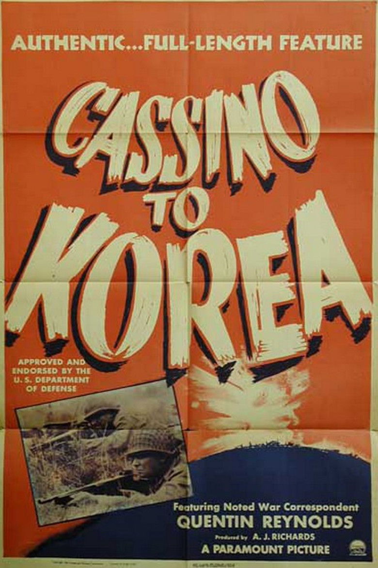 Cassino to Korea poster background