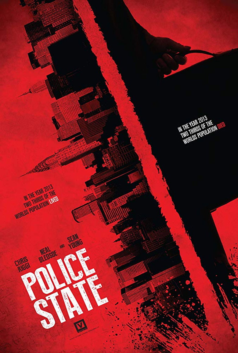 Police State poster background