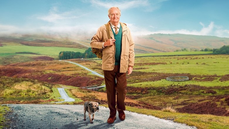 Harold Fry looking pensive and worn in his everyday suburban setting