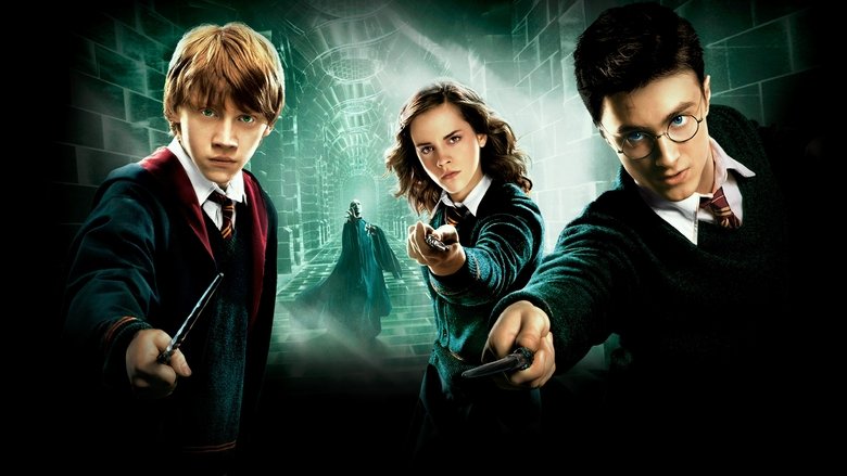 Harry and friends in the Department of Mysteries
