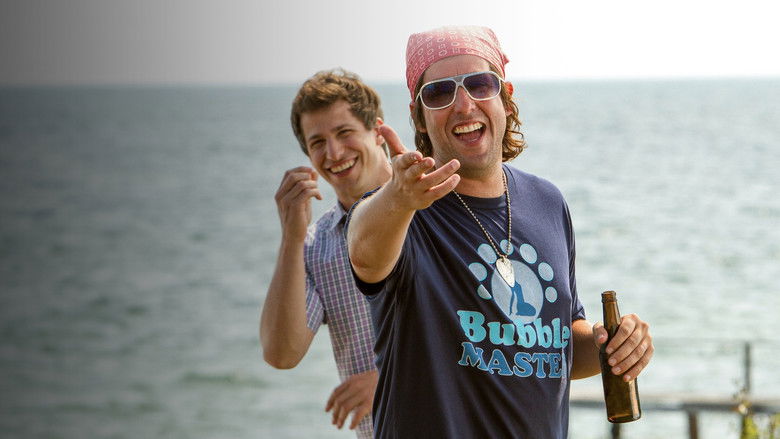 A chaotic scene from a bachelor party