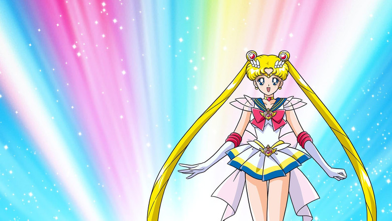 The Sailor Guardians standing together in a heroic pose