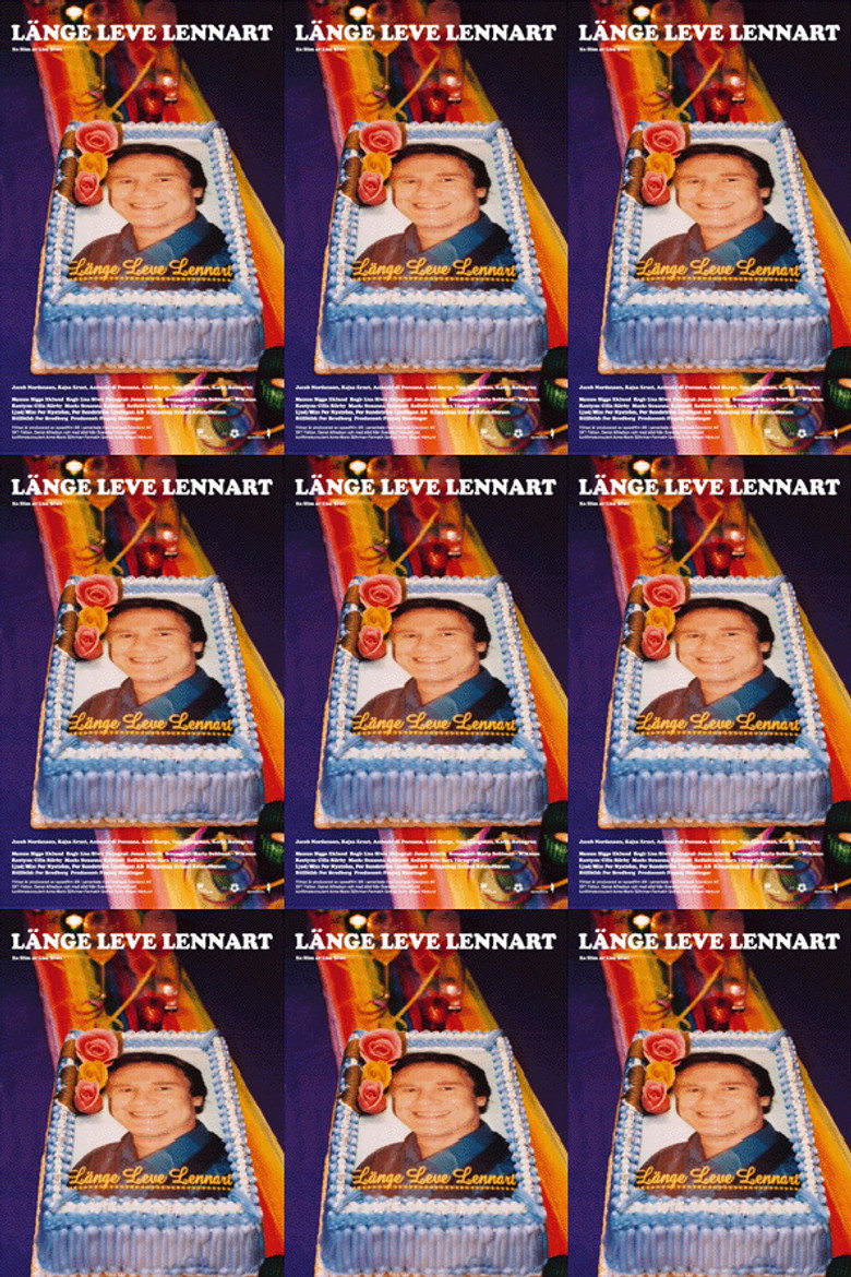 Celebrating Lennart poster background