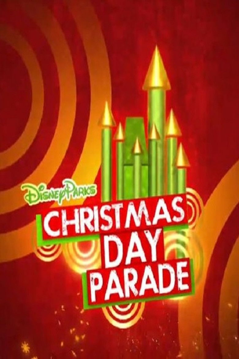Disney Parks Christmas Day Parade poster background