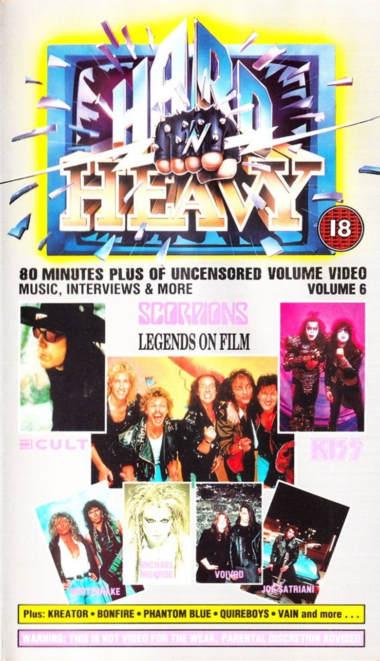 Hard 'N Heavy Volume 6 poster background