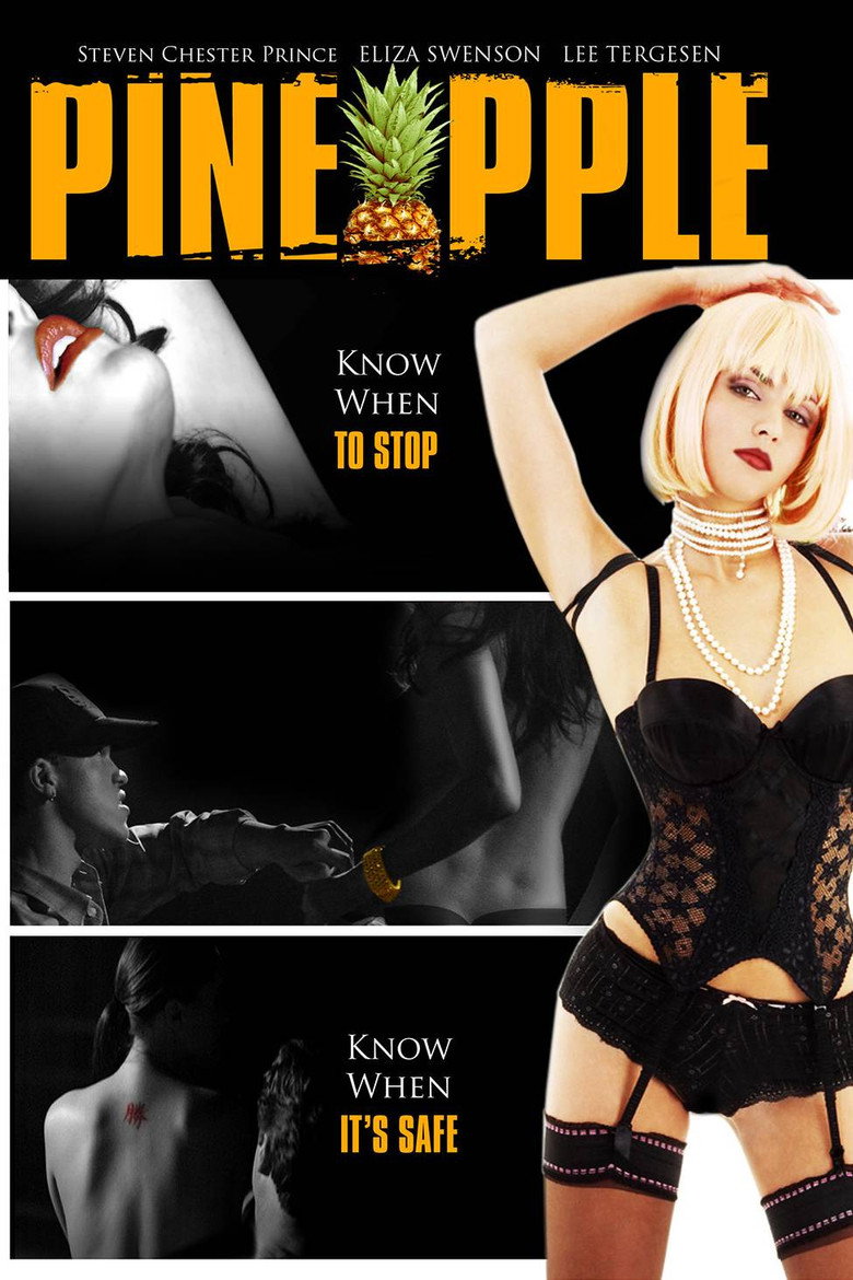 Pineapple poster background