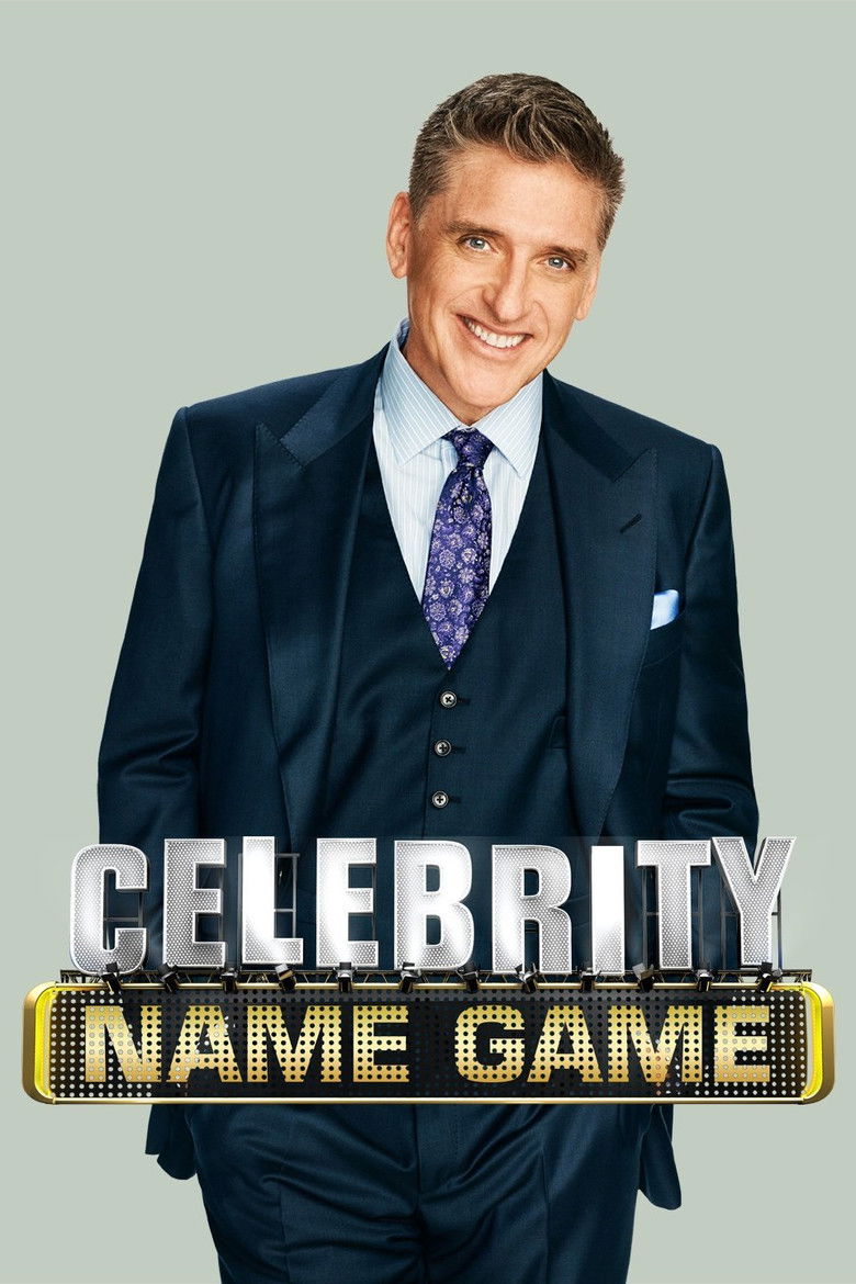 Celebrity Name Game poster background
