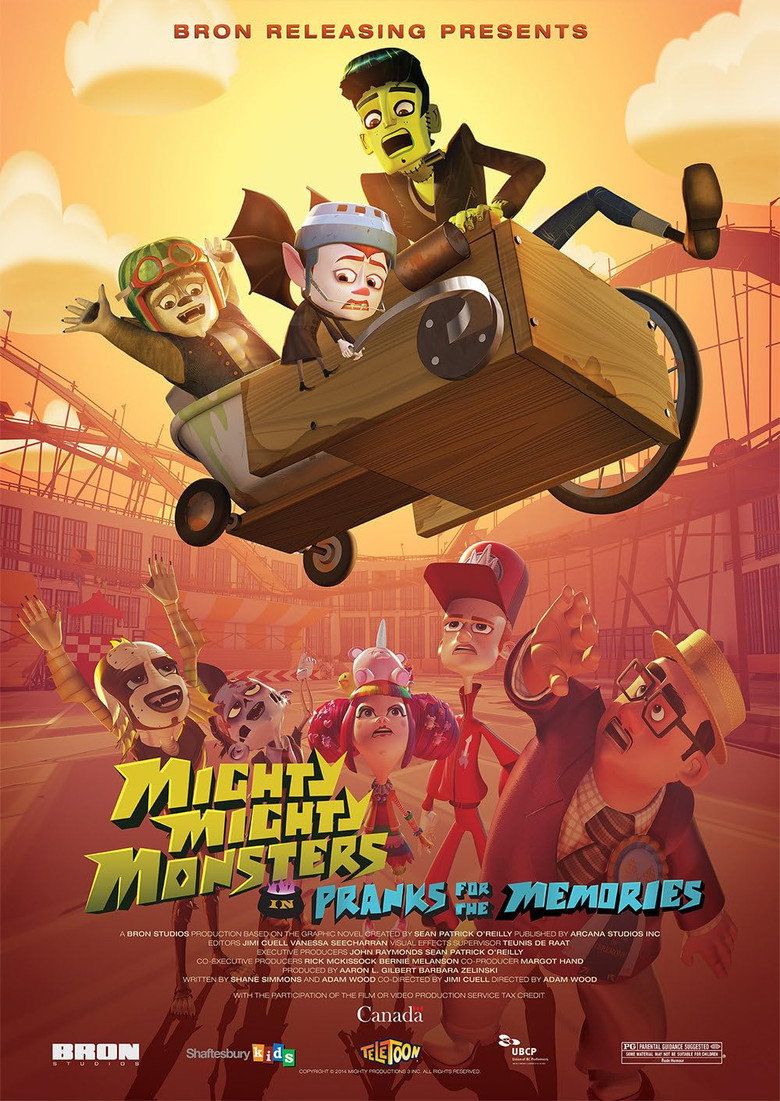 Mighty Mighty Monsters: Pranks for the Memories poster background