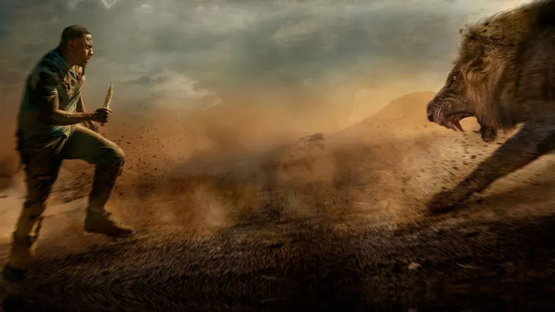 A lone figure stands in the golden light of a South African savanna, the vast landscape stretching behind him, the weight of the horizon pressing down.