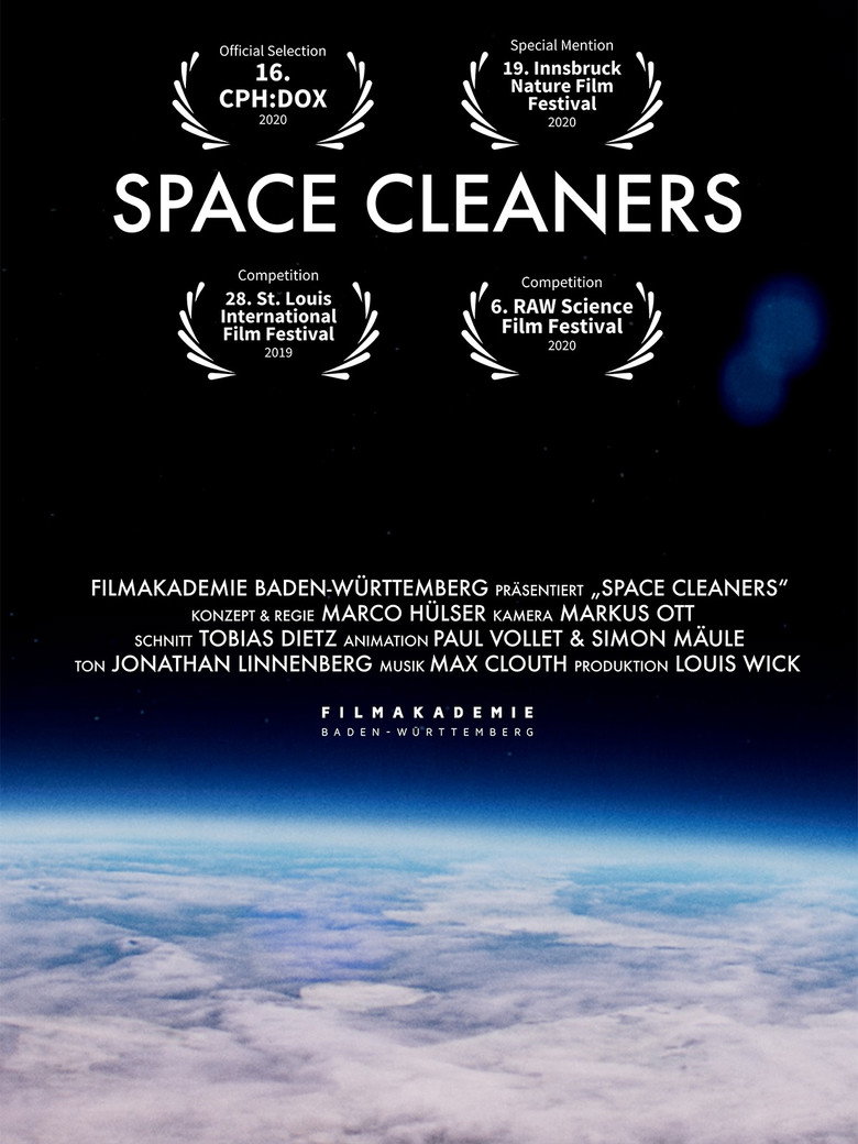Space Cleaners poster background