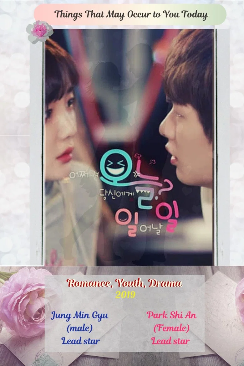 Things That May Occur to You Today poster background