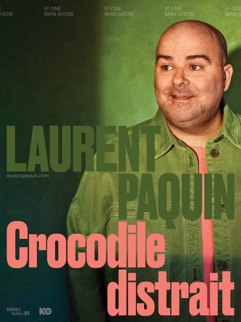 Laurent Paquin - Crocodile Distrait poster background