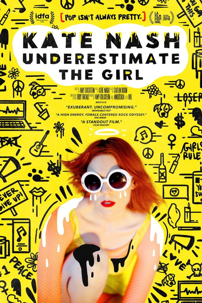 Kate Nash: Underestimate the Girl poster background