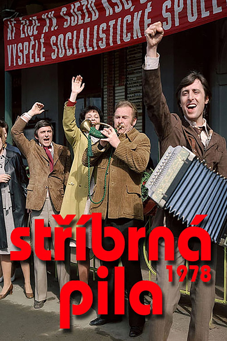 Stříbrná pila poster background