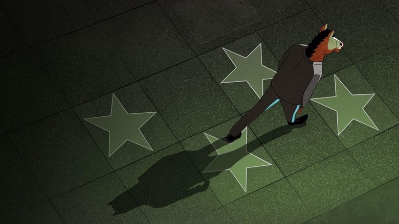 BoJack staring off a balcony