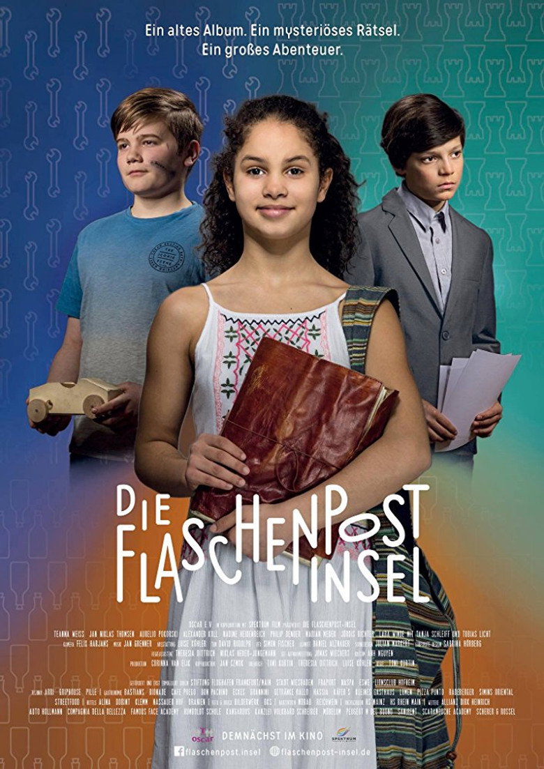 Die Flaschenpostinsel poster background