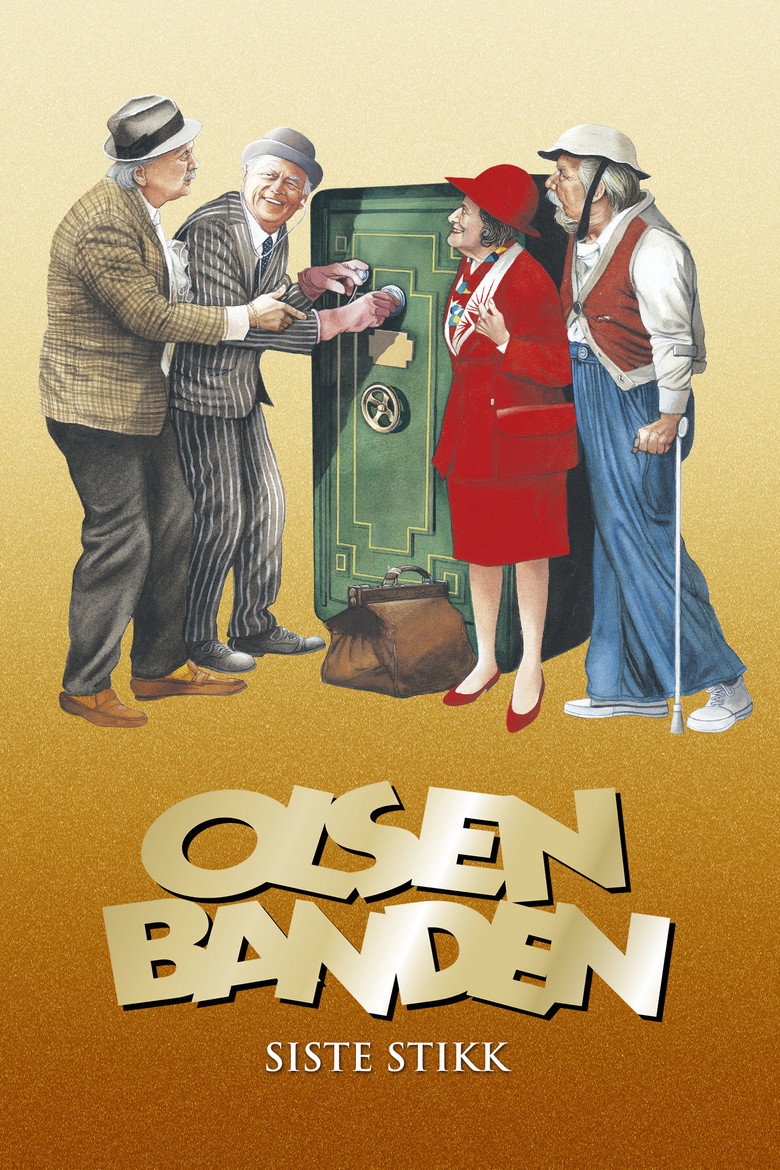 The Olsen Gang's Last Trick poster background