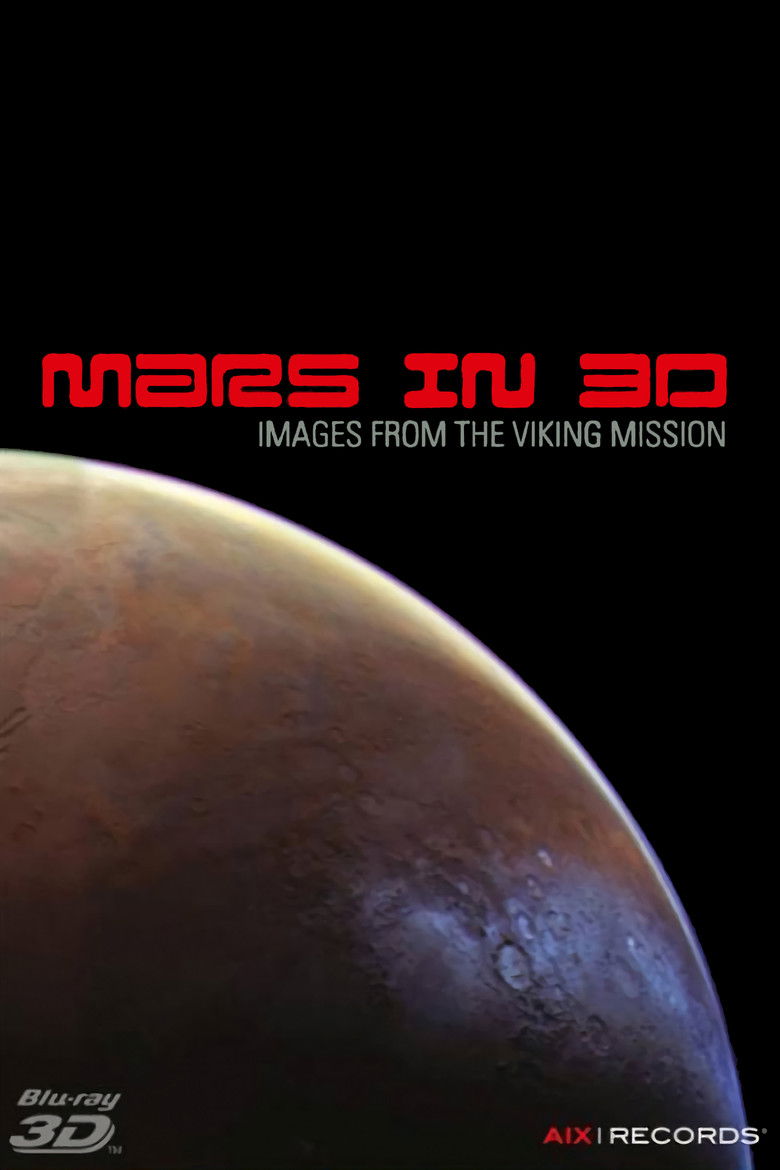 Mars in 3D poster background
