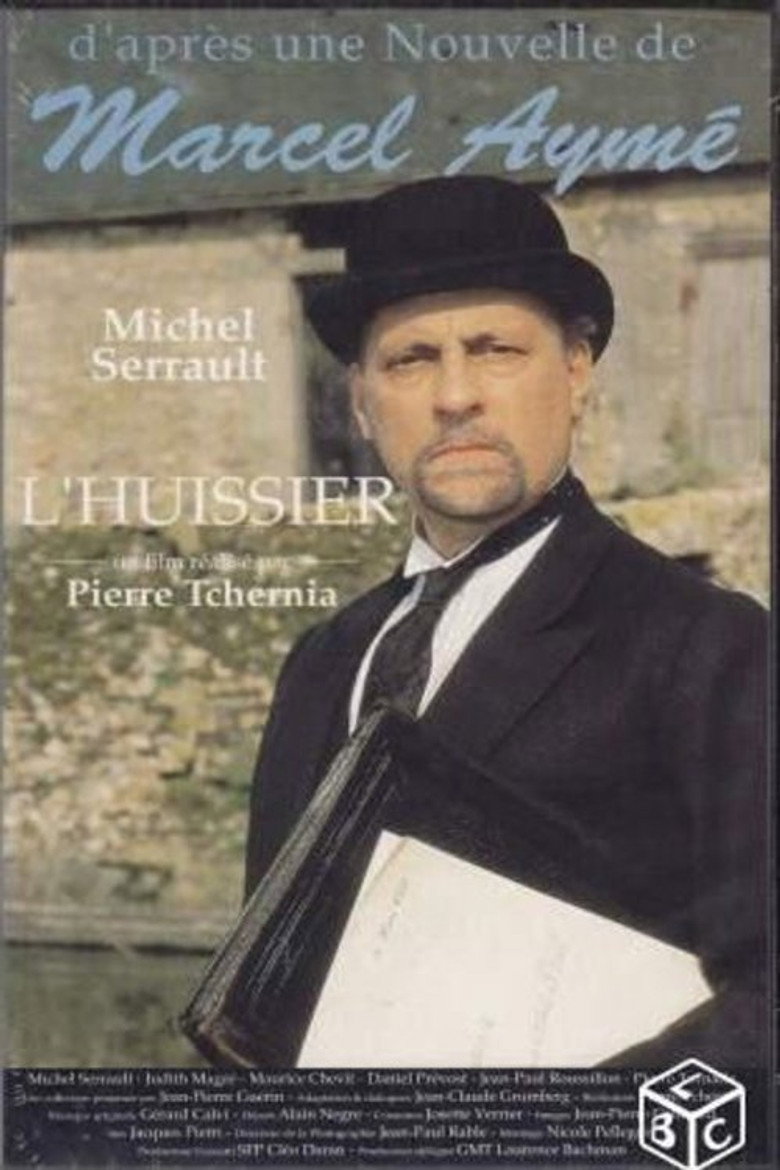 L'Huissier poster background