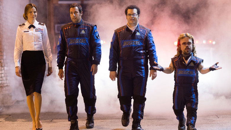 The arcade gamers facing the Donkey Kong platform