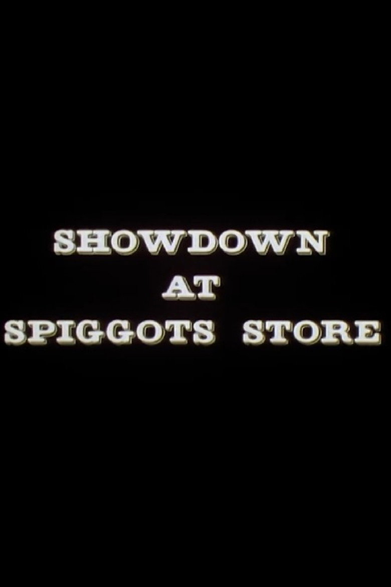 Showdown at Spiggots Store poster background