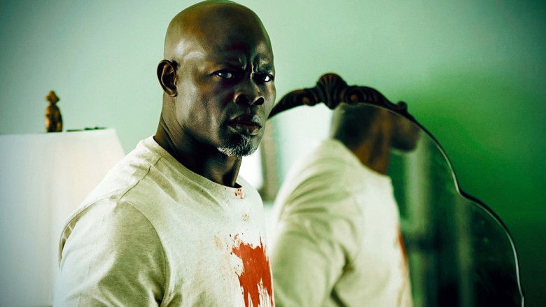 Dr. Kezian observing his captive from the shadows of his sprawling brownstone