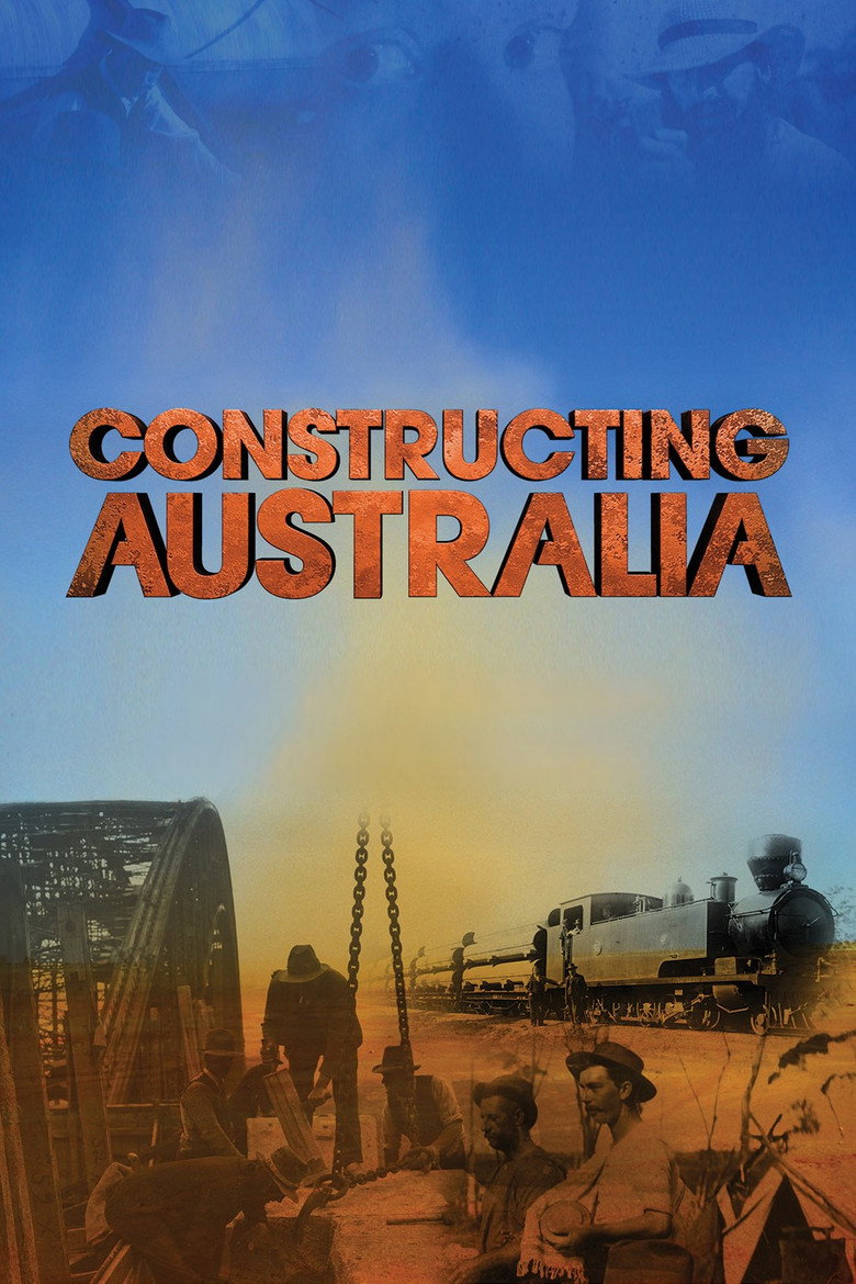 Constructing Australia poster background