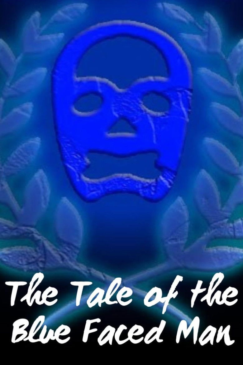 The Tale of the Blue Faced Man poster background