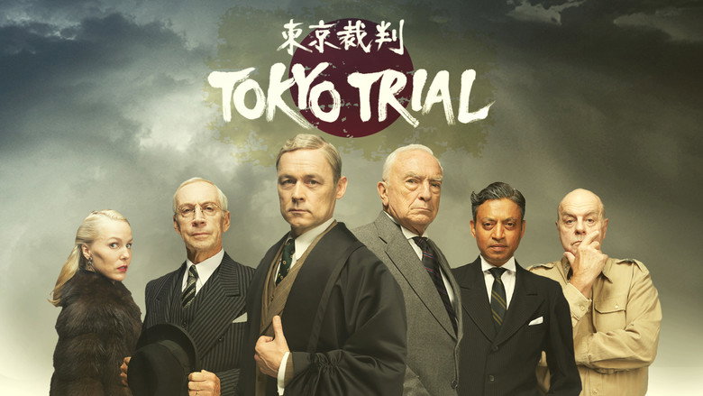 A dimly lit courtroom, the judges seated in a long row, their faces half-shadowed as they listen to testimony.