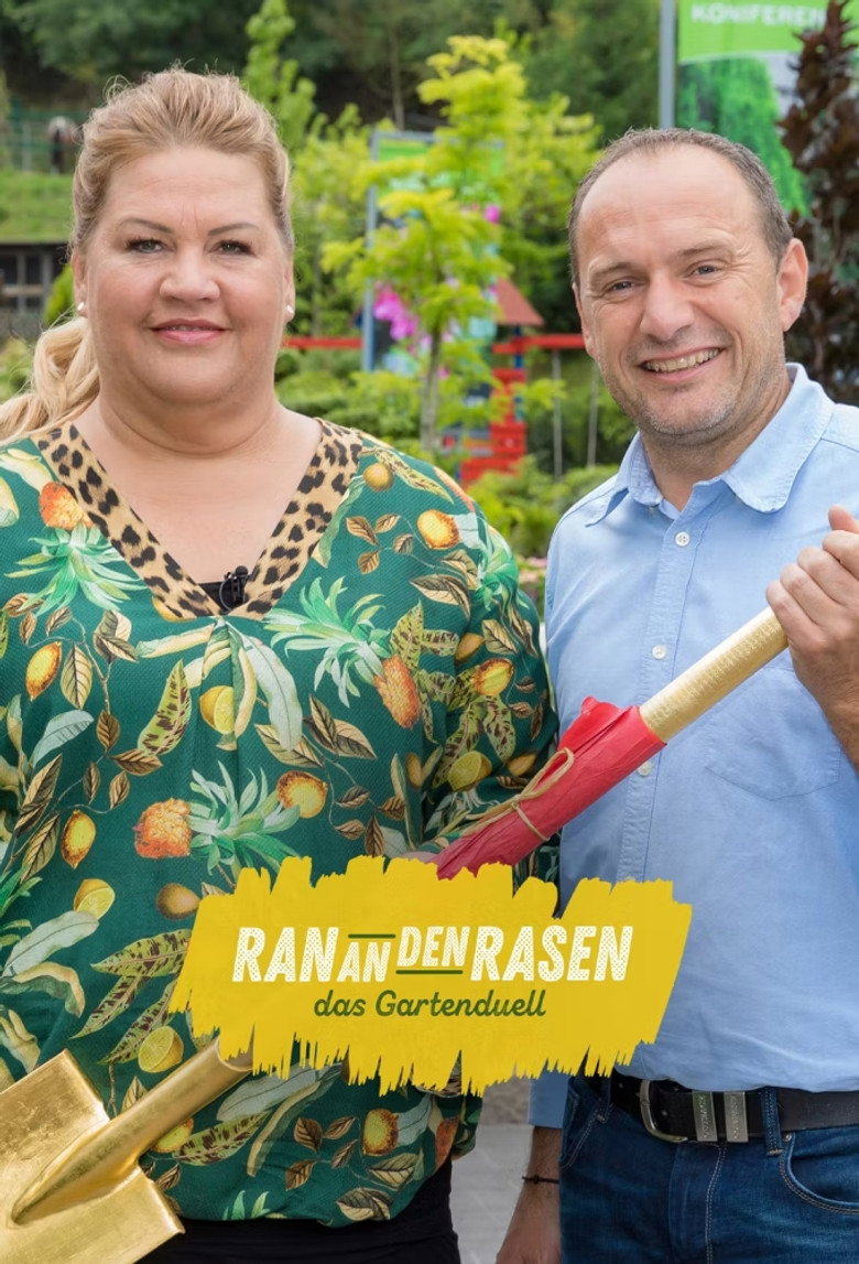 Ran an den Rasen – Das Gartenduell poster background