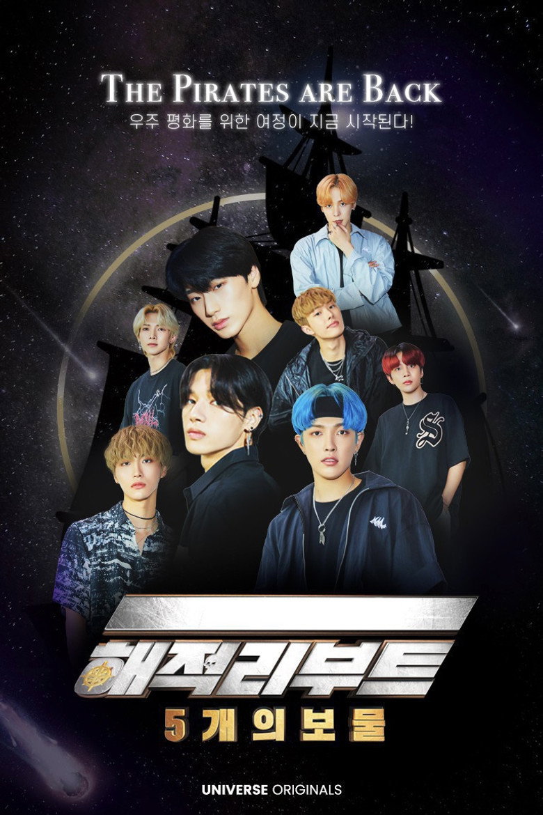 Pirate Reboot: The Five Treasures poster background