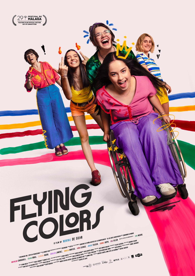 Flying Colors poster background
