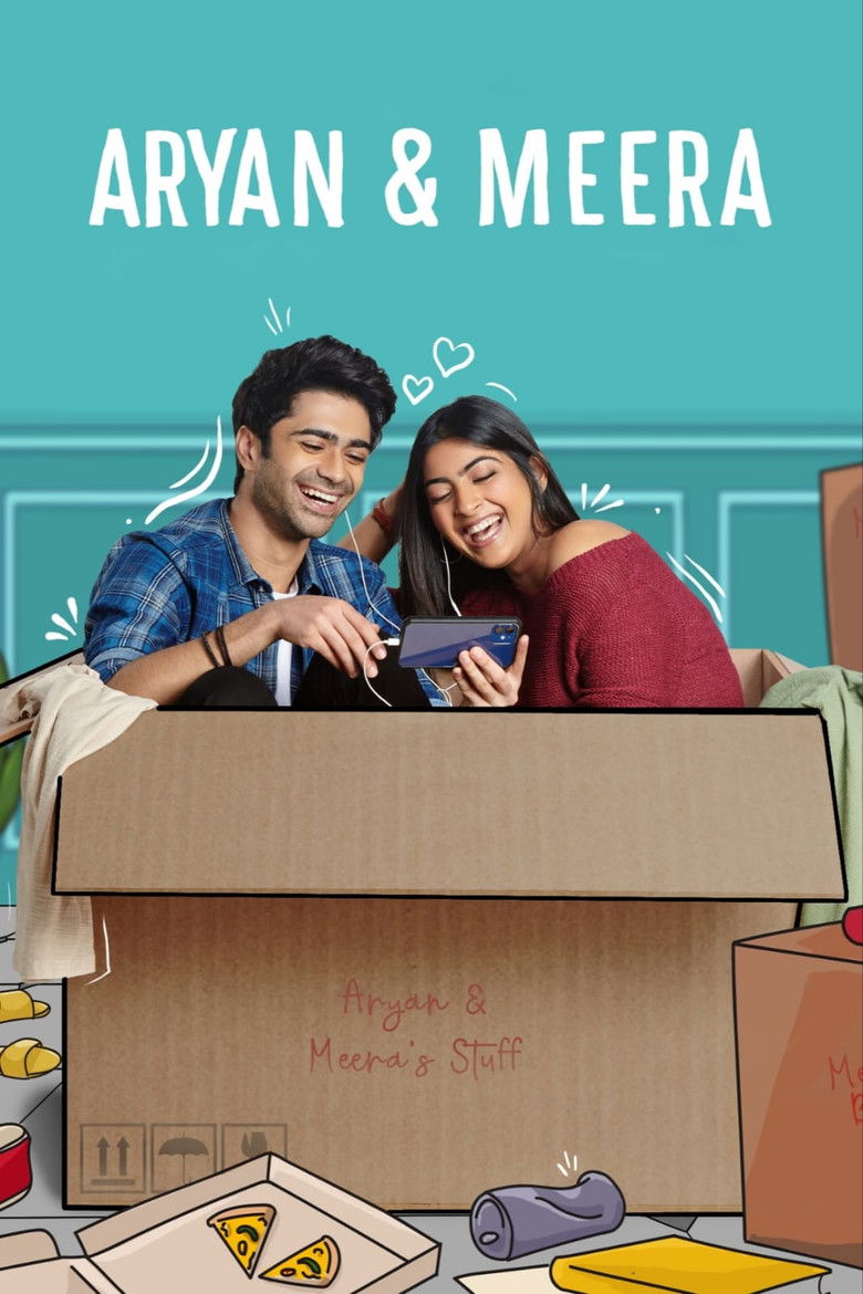 Aryan & Meera poster background