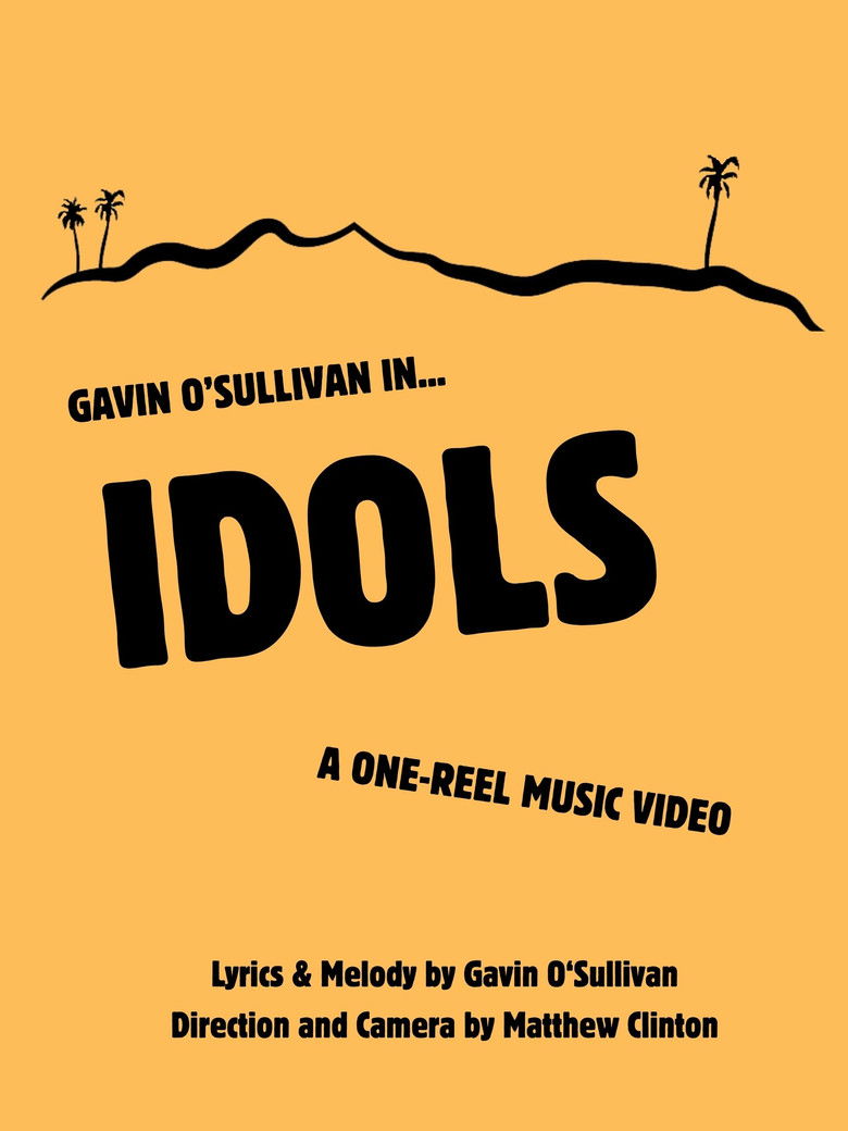 Gavin O'Sullivan: IDOLS poster background
