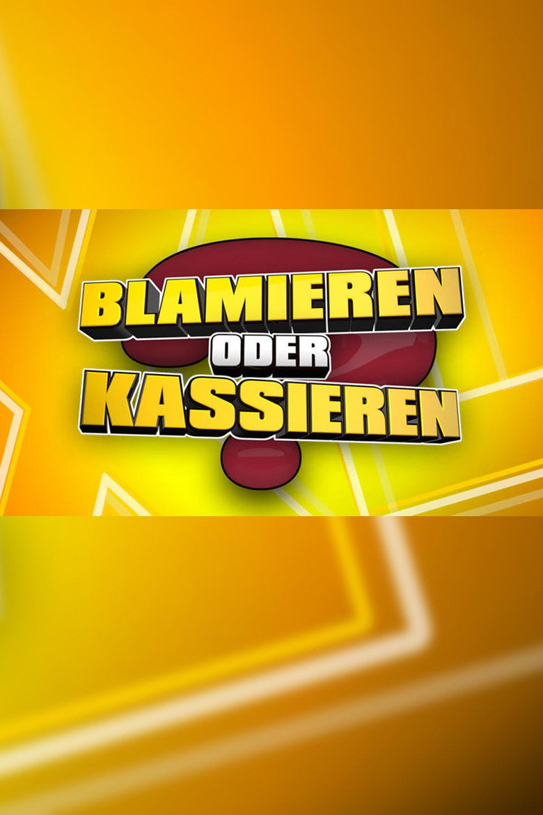 Blamieren oder Kassieren XL poster background