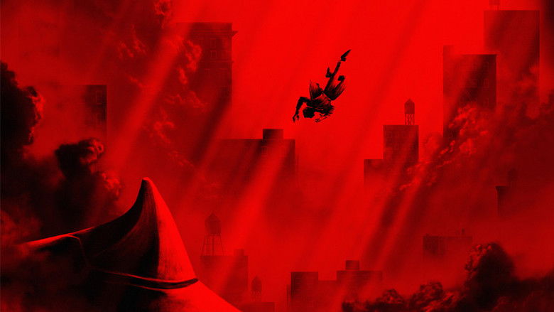 A neon-lit reflection of consequence