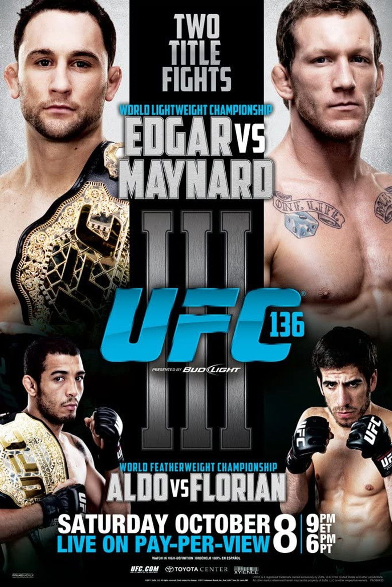 UFC 136: Edgar vs. Maynard III poster background