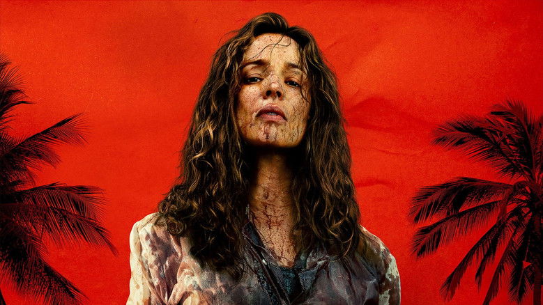 Linda holding a makeshift weapon on the island