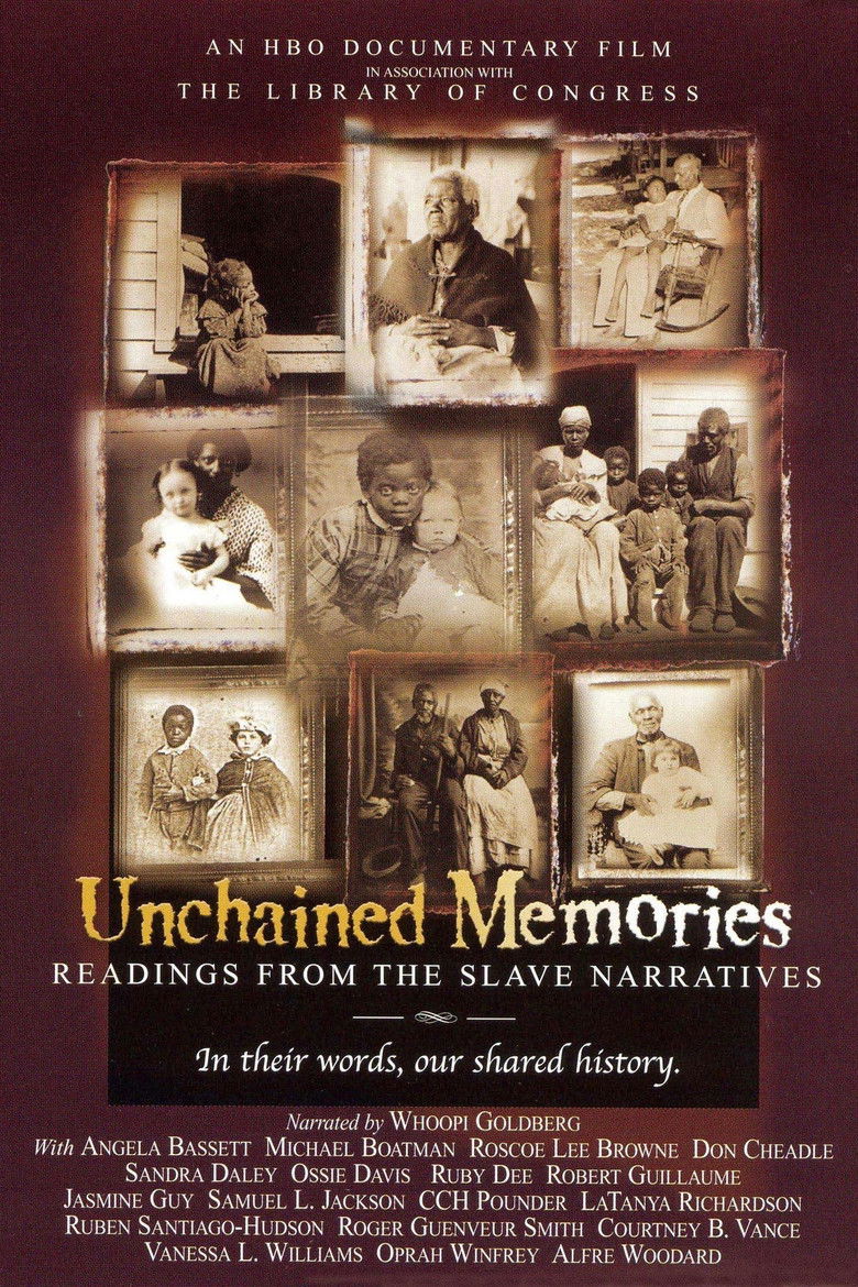 Unchained Memories: Readings from the Slave Narratives poster background