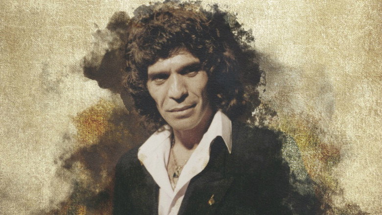 A dimly lit bar, smoke curling in the air, Camarón de la Isla singing with his eyes closed