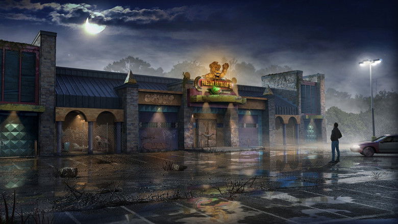 The terrifying animatronics standing in the shadows