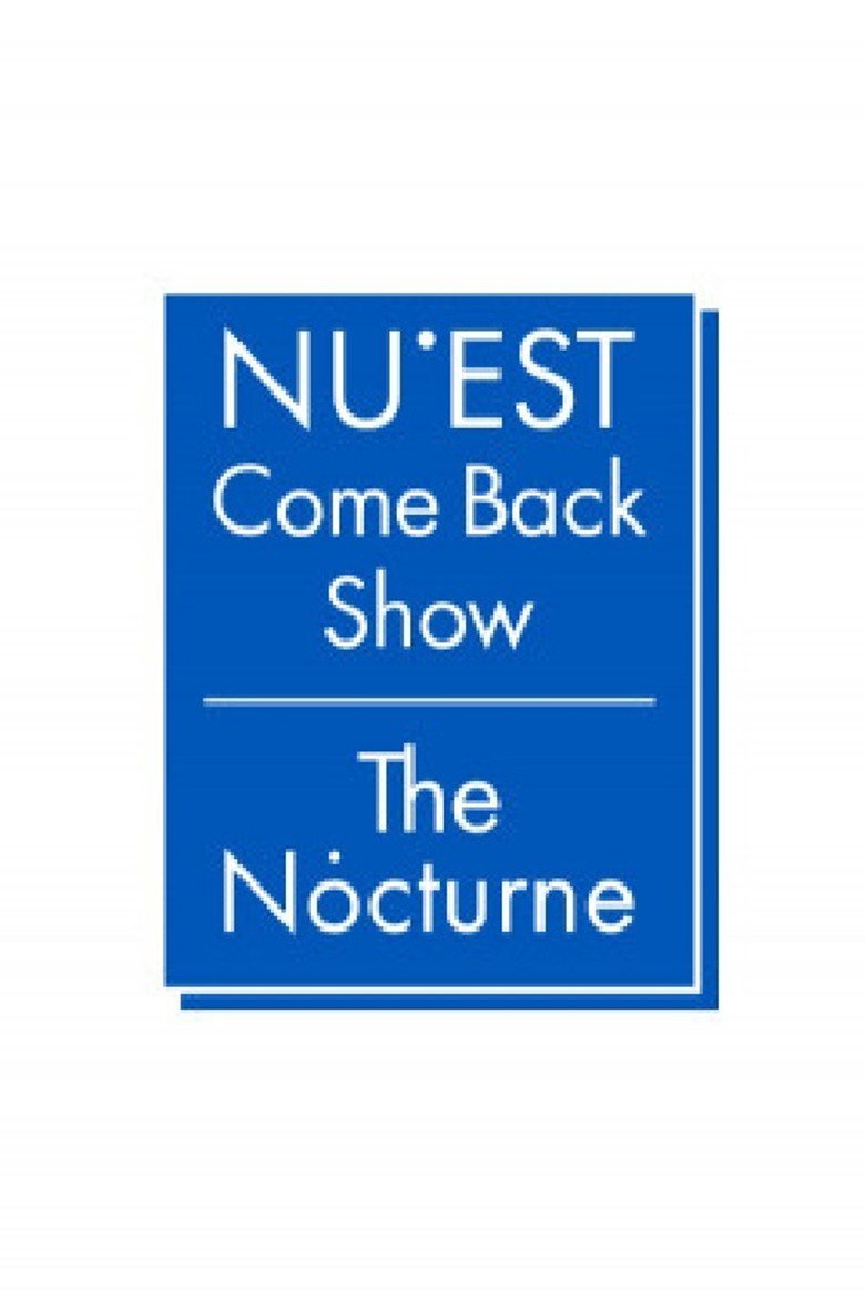 NU′EST Comeback Show 더 녹턴 poster background