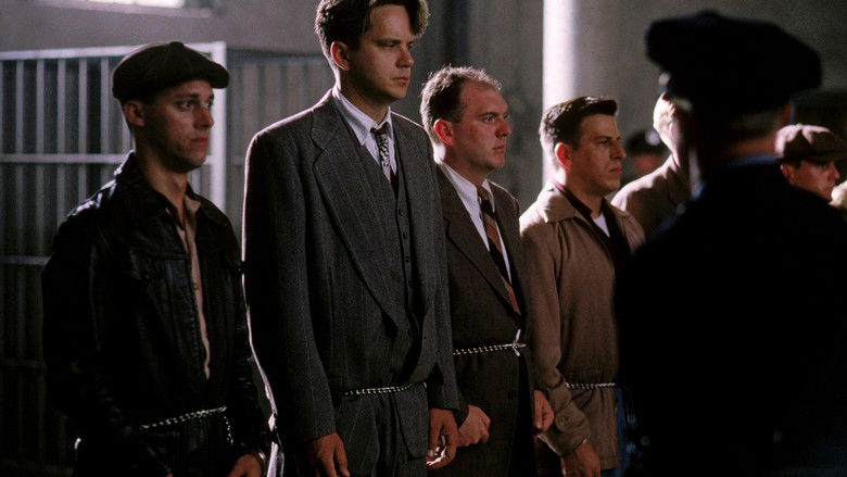 Inmates in the prison yard