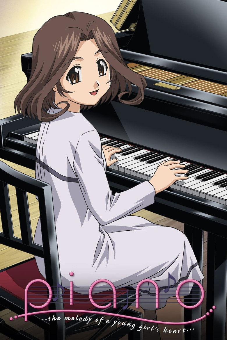 Piano: The Melody of a Young Girl's Heart poster background