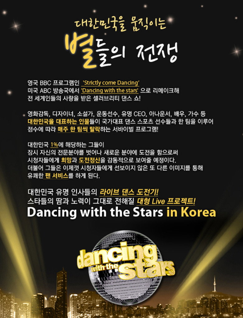 Dancing with the Stars poster background